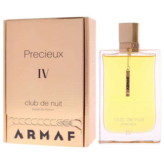 Armaf Club de Nuit Precieux IV for Women Eau de Parfum bottle with floral and fruity design, elegant packaging.