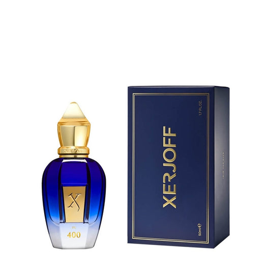 Xerjoff JTC 400 Join the Club unisex EDP perfume bottle with elegant packaging and branding.