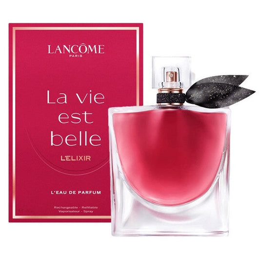 Lancome La Vie est Belle L'Elixir women's EDP perfume spray, 3.4 oz, featuring a floral and fruity fragrance.
